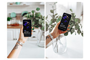 Device PSD Mockups | LAPTOP + IPHONE, a Mac Mockup by Hi, Mock-Up! (Thumbnail 8 of 9)