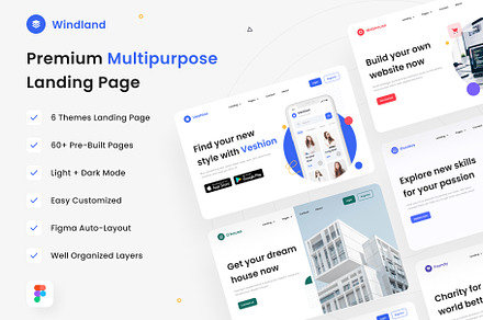 Windland Multipurpose Landing Page