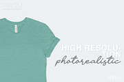 Bella Canvas 3001 Prism Heather Tees, a Shirt Mockup by Inspire Mockups (Thumbnail 2 of 4)