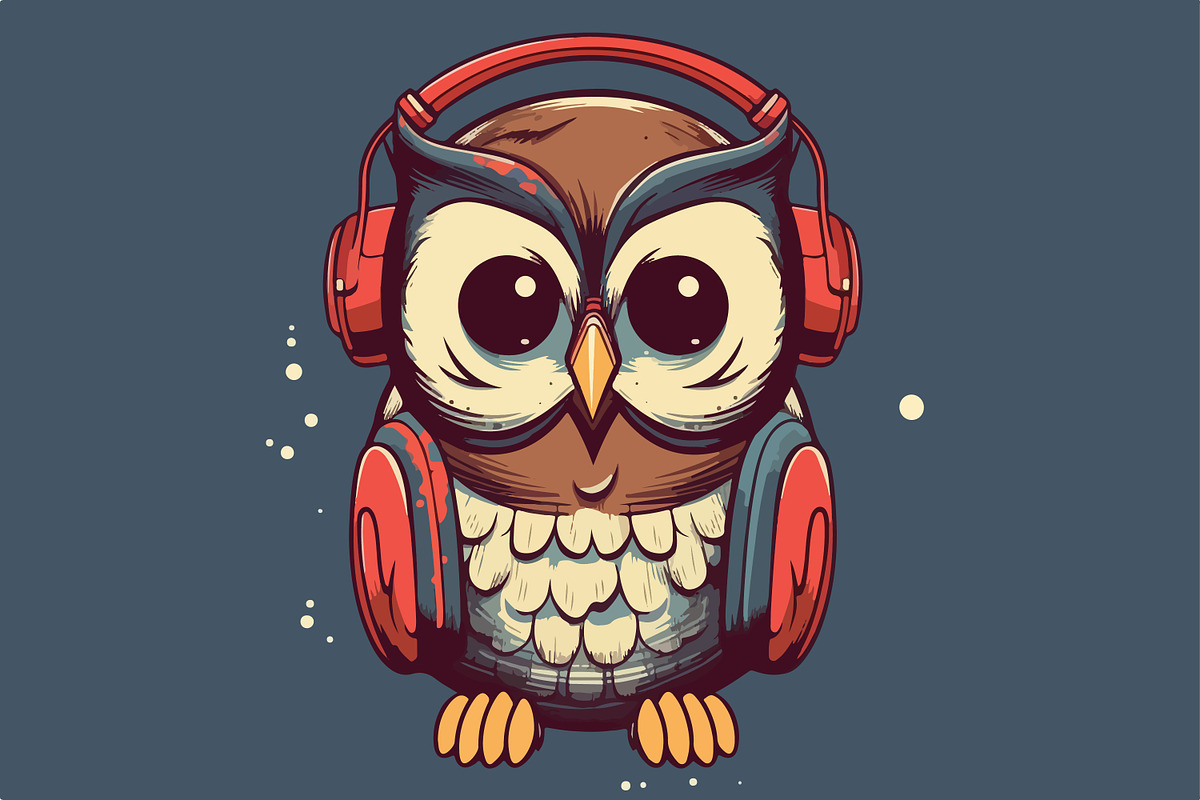 62 t-shirt designs. Big musical bund, an Animal Illustration by Fractal fonts & graphics (Photo 28 of 63)