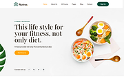 Fitness & Nutrition HTML5 Template, a Bootstrap Template by HasThemes (Thumbnail 3 of 3)