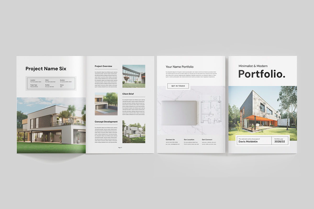 Portfolio | Canva, MS Word, InDesign, a Brochure Template by Leaflove (Photo 9 of 10)
