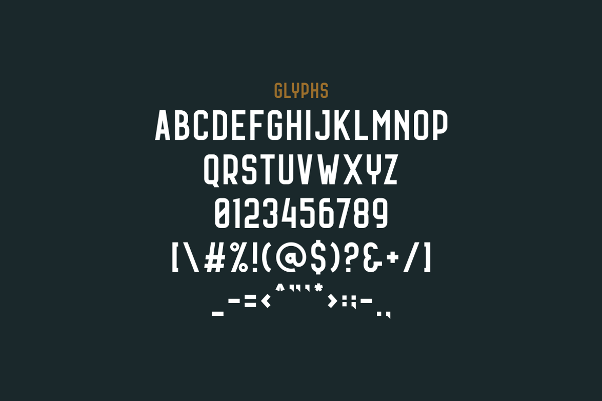 Respano Old Vintage Sport Font, a Blackletter Font by Monoletter Studio (Photo 3 of 4)