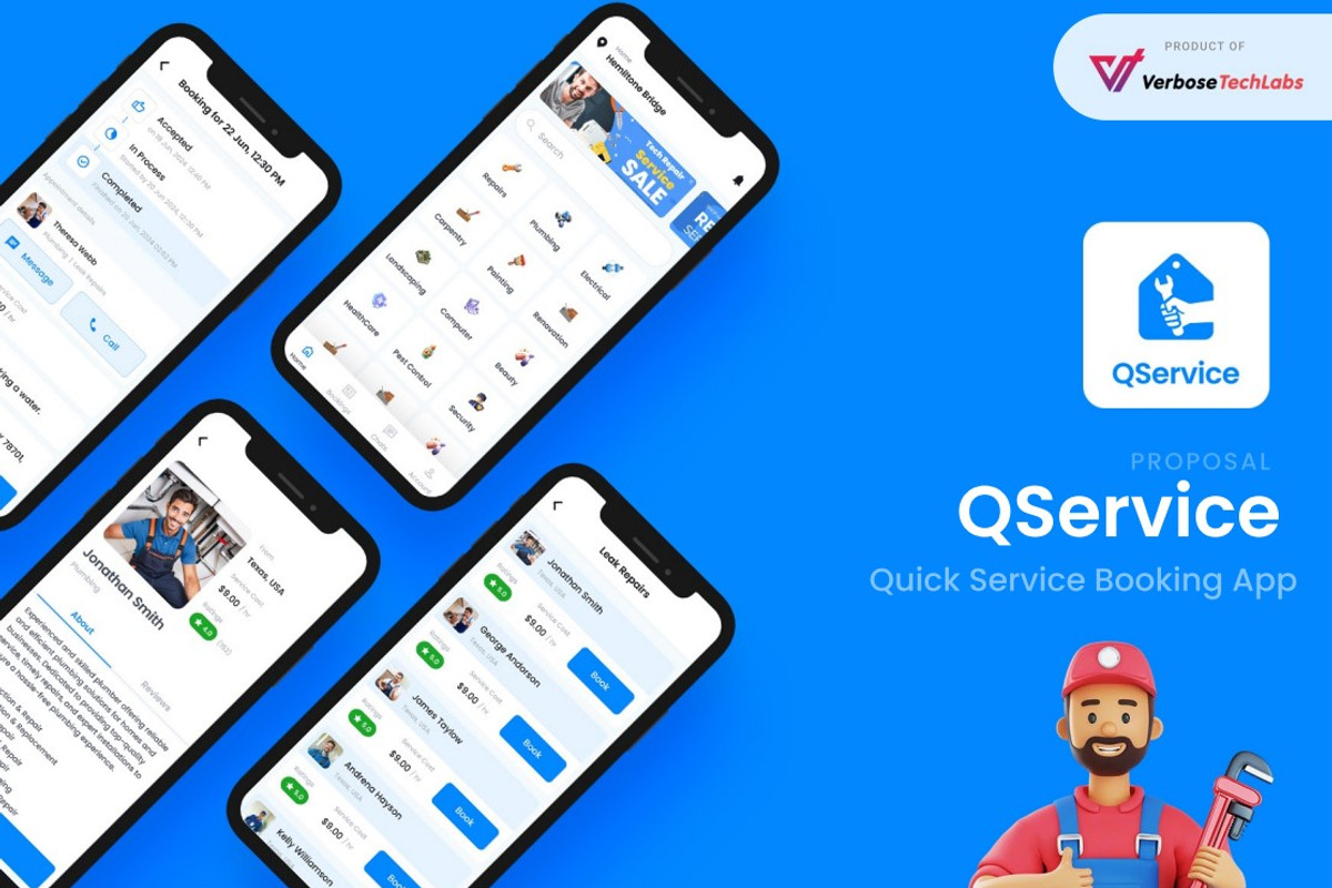 Service Booking App | Qservice