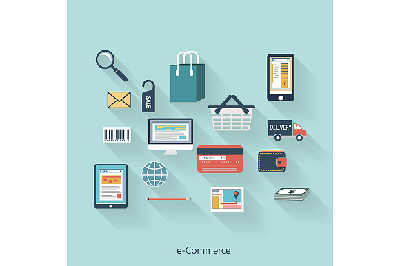 E Commerce Modern Concept