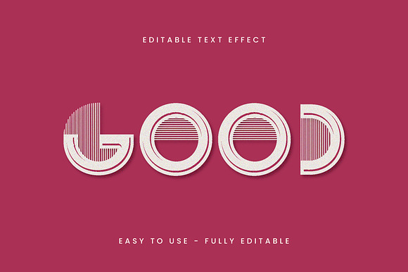 Geometric Line Art Text Effect preview 5
