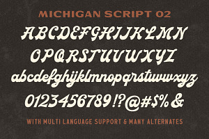 MIchigan - Font Collection