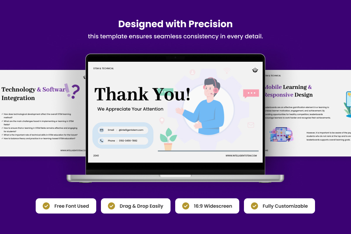 STEM & Technical E-Learning Presenta, a Presentation Template by twinstd (Photo 2 of 5)