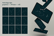 Astrology sign graphics, an Illustration by Kessens (Thumbnail 1 of 9)