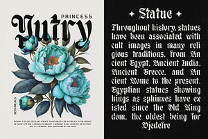 Moxy Rush Blackletter Typeface