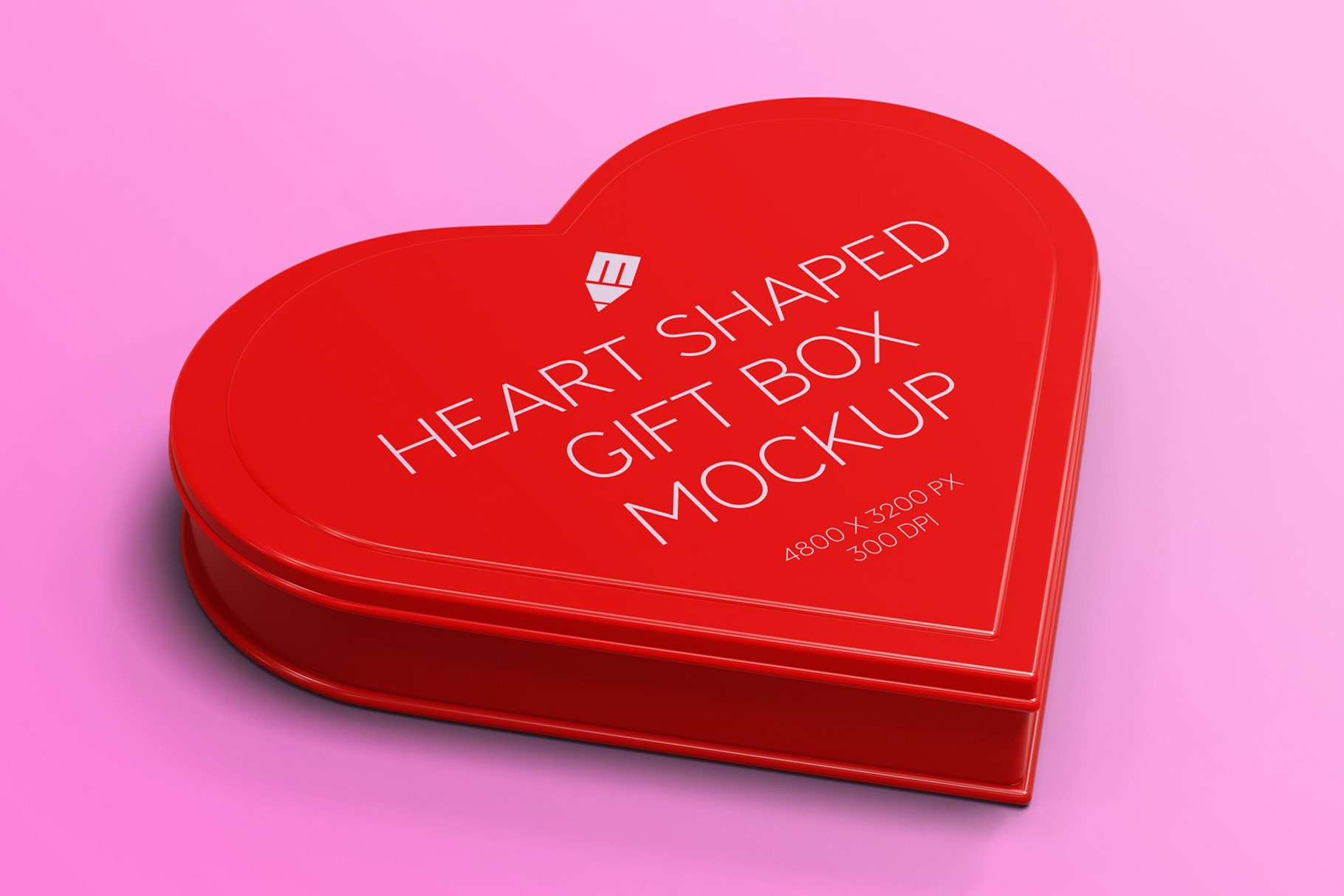 Heart Shaped T Box Mockup A Packaging Mockup By Medialoot