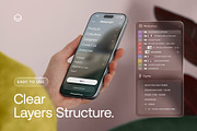24 iPhone 17 Pro in Hand Mockups, an iPhone Mockup by Asylab (Thumbnail 7 of 107)
