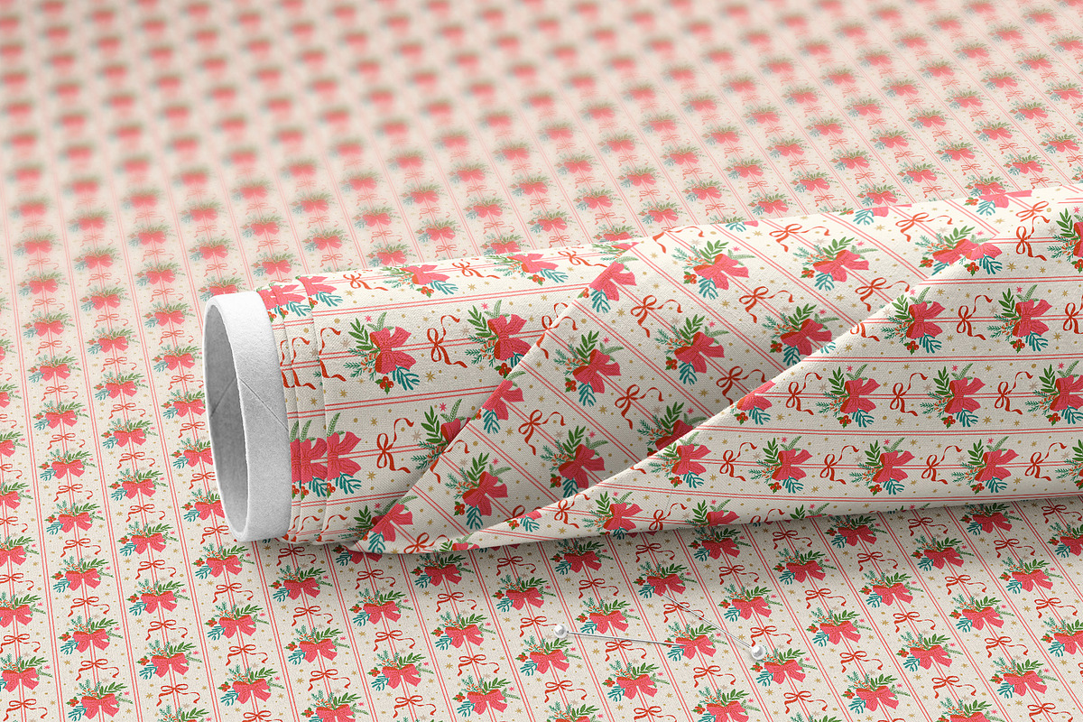 Christmas bows patterns, a Pattern Graphic by Tani Kuzminka (Photo 15 of 17)