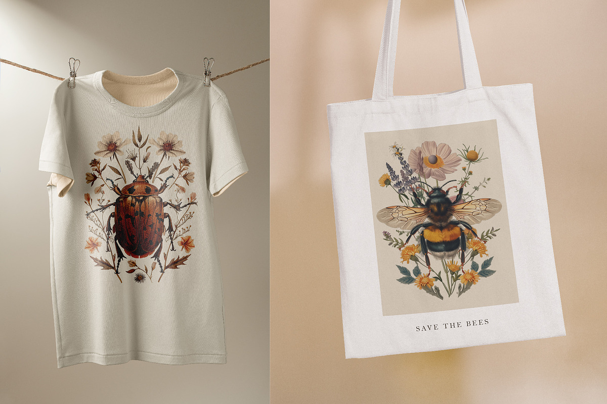 Insects | Vintage posters, a Graphic by katieromanoff_art (Photo 8 of 12)