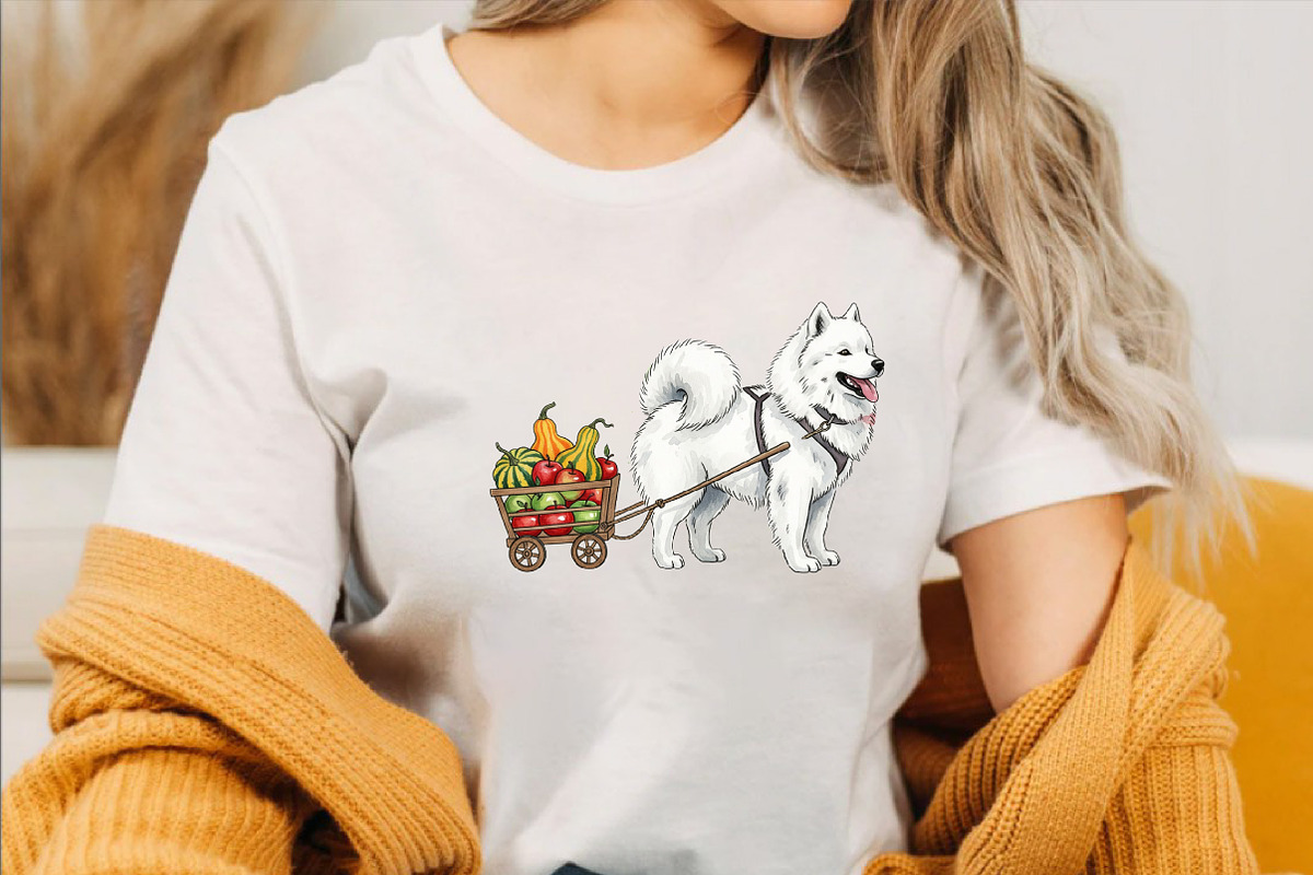 Watercolor Autumn Dog Clipart, an Illustration by SVGArt (Photo 5 of 8)