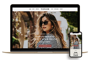 Squarespace 7.1 Template Taylor Ray