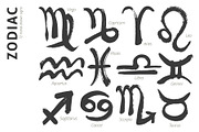 Hand-drawn zodiac signs, an Illustration by Youhhou (Thumbnail 1 of 3)