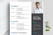 Modern Resume CV Template Design, a Resume Template by Blackcloud_Creations (Thumbnail 4 of 8)