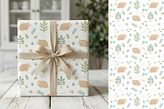 CUTE WOODLAND ARMADILLO PATTERN SET, a Pattern Graphic by tetiartline (Thumbnail 3 of 6)