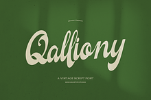 Qalliony | Vintage Script