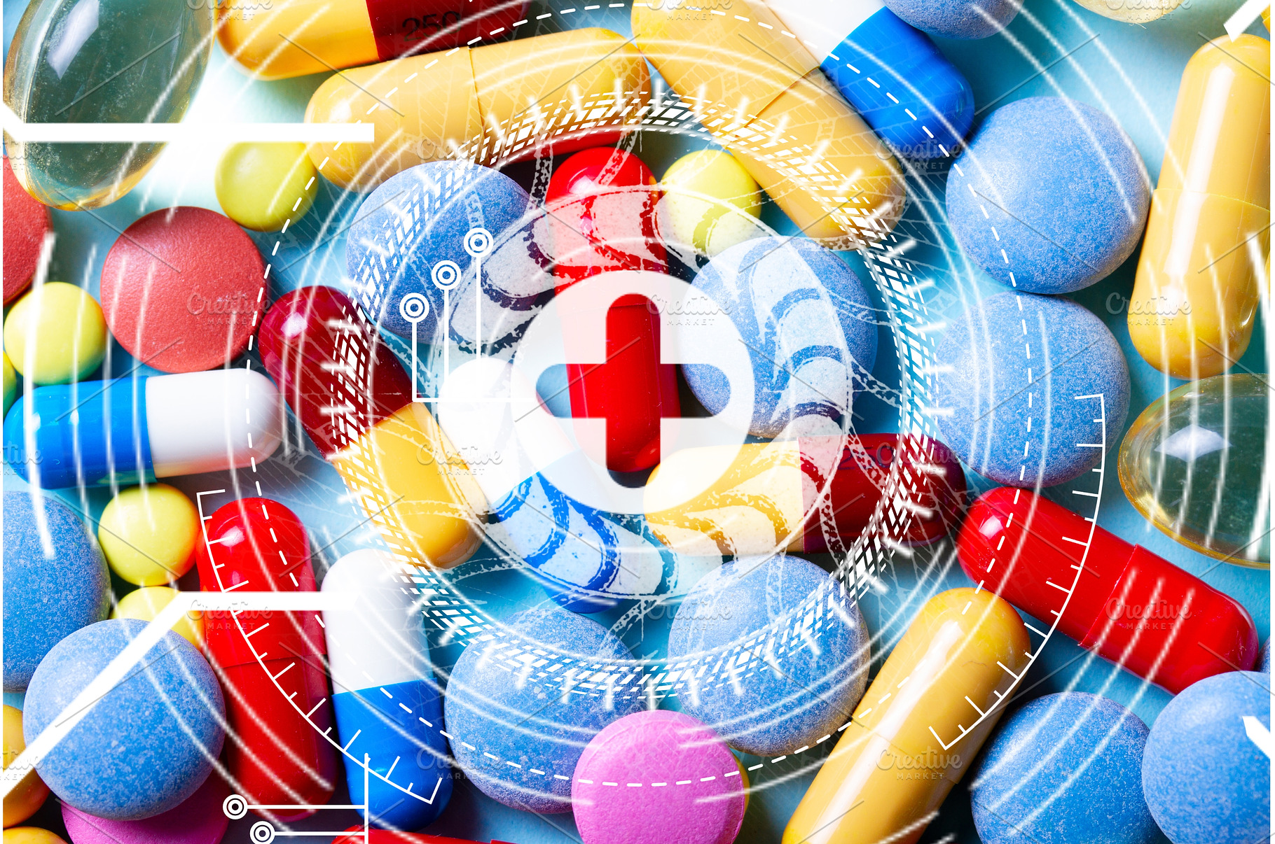 Pile of pills, a Health & Medical Photo by Neirfy