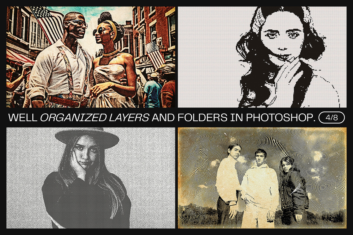 12 Photo Effect Templates, a Brushes & More by iDoodle Studio (Photo 4 of 6)