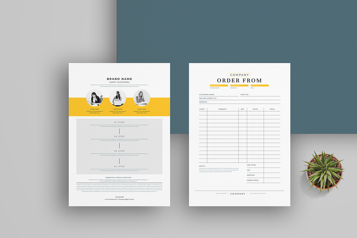 Line Sheet Bundle | Word & Indd, a Stationery Template by obayes (Photo 33 of 34)