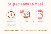 Blush Rodeo Logo Branding Kit, a Branding & Logo Template by Hell Yeah Designs (Thumbnail 2 of 7)