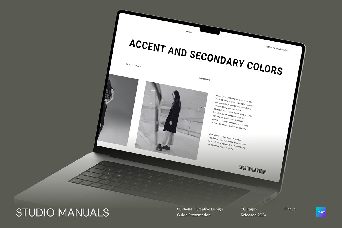 SERAVIN - Creative Design Guide, a Social Media Template by Studio Manuals (Photo 6 of 8)