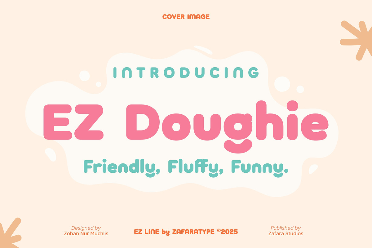 EZ Doughie, a Sans Serif Font by Zafara Studios (Photo 1 of 6)