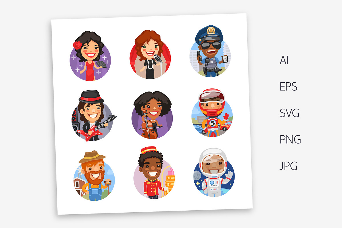100+ Professions Avatars, an Icon by Voysla's Shop (Photo 14 of 17)