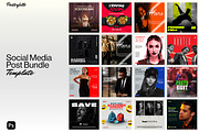 PSD Social Media Templates Bundle, a Social Media Template by Posterfello (Thumbnail 1 of 2)