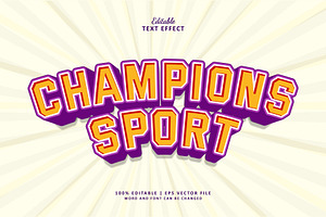Text Effect Sport