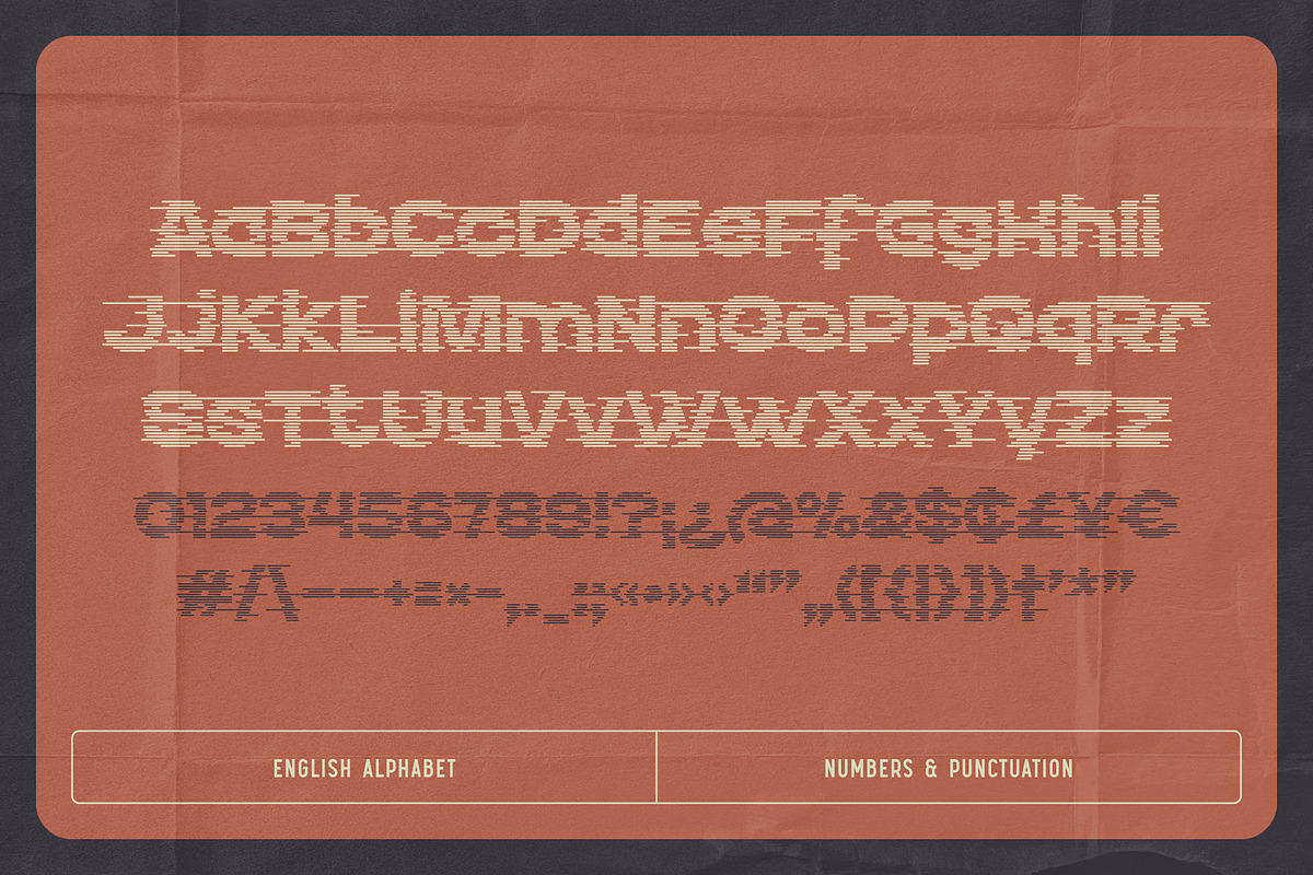 Echo Stripes - Variable Font Set, a Sans Serif Font by Gleb Guralnyk (Photo 7 of 7)