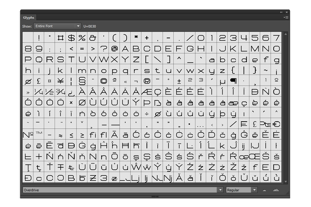 Overdrive - Elite Automotive Font, a Sans Serif Font by HipFonts (Photo 4 of 9)
