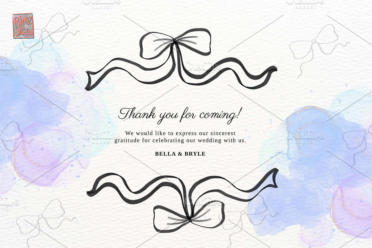 Hand drawn Coquette whimsical frames, an Illustration by RimzStudio (Photo 11 of 11)