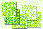 Shamrock - Seamless Patterns, a Pattern Graphic by Elinorka (Thumbnail 2 of 4)