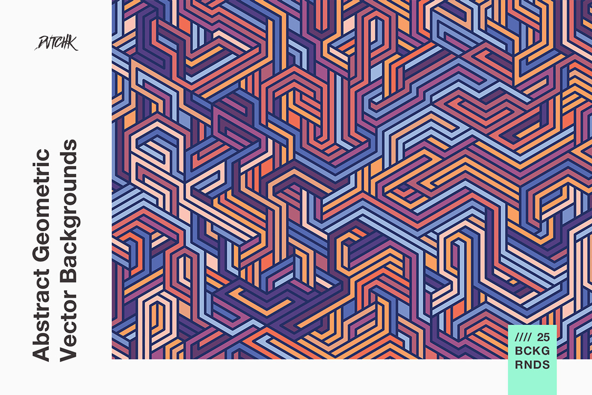 Abstract Geometric Vector Background, a Background Graphic by dvtchk (Photo 6 of 16)