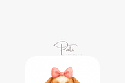 26 Cute Dog Clipart, an Animal Illustration by Pati Charm Studio (Thumbnail 6 of 8)