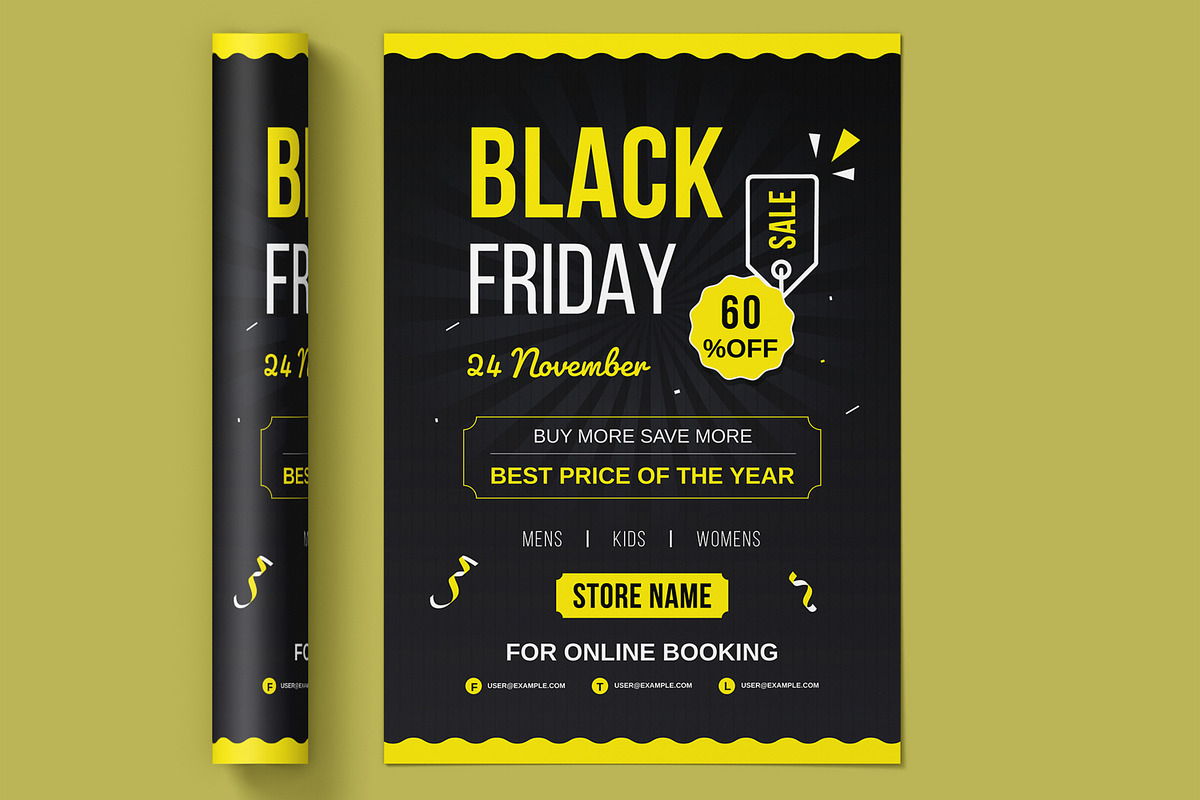 Black Friday Flyer, a Flyer Template by ContestDesign (Photo 2 of 2)