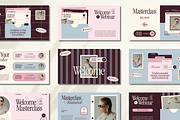 Slide Deck Masterclass Webinar, a Presentation Template by Branding Babe Co. (Thumbnail 1 of 10)