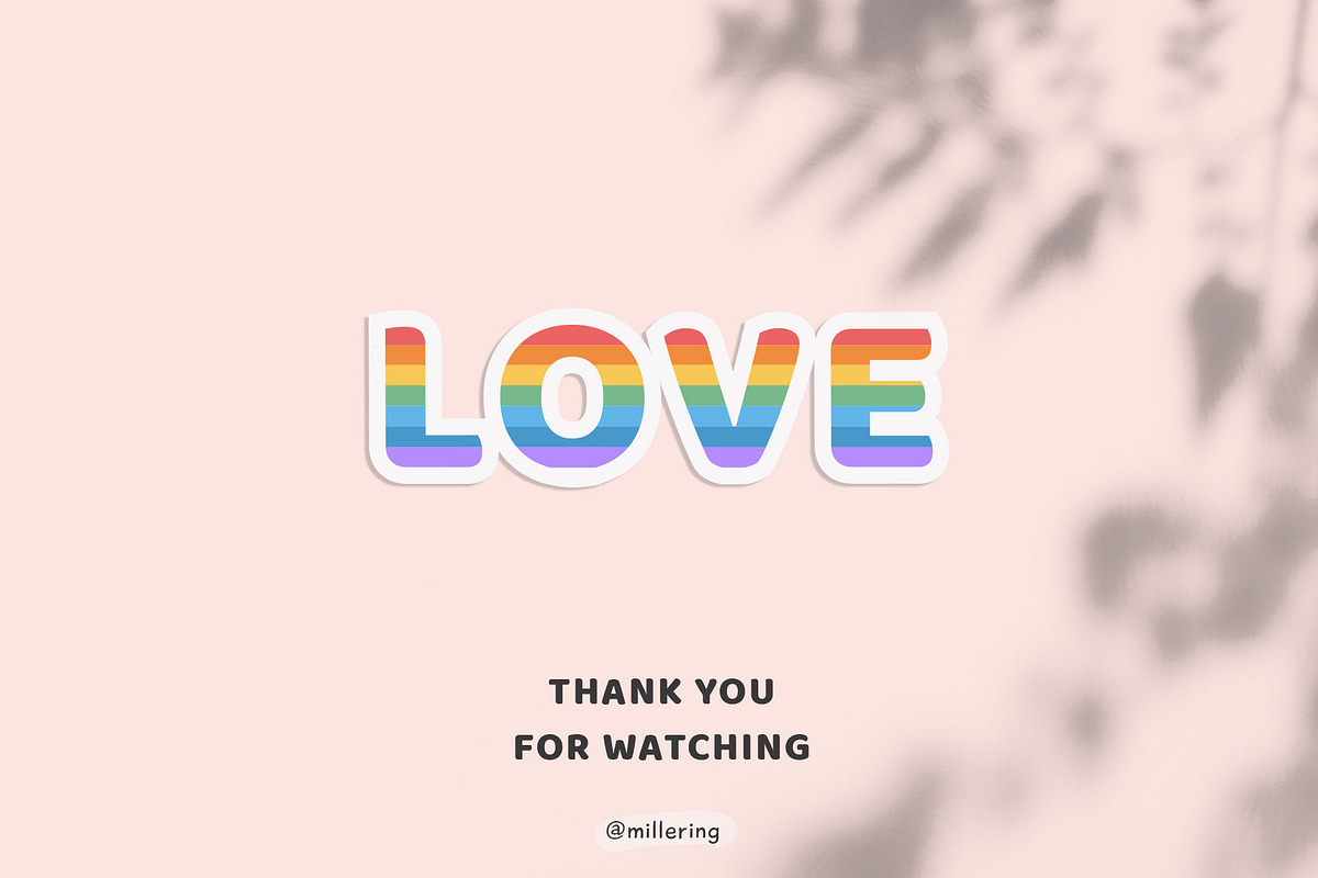 Pride Month LGBTQ+ Collection, a Decorative Illustration by millering (Photo 12 of 12)