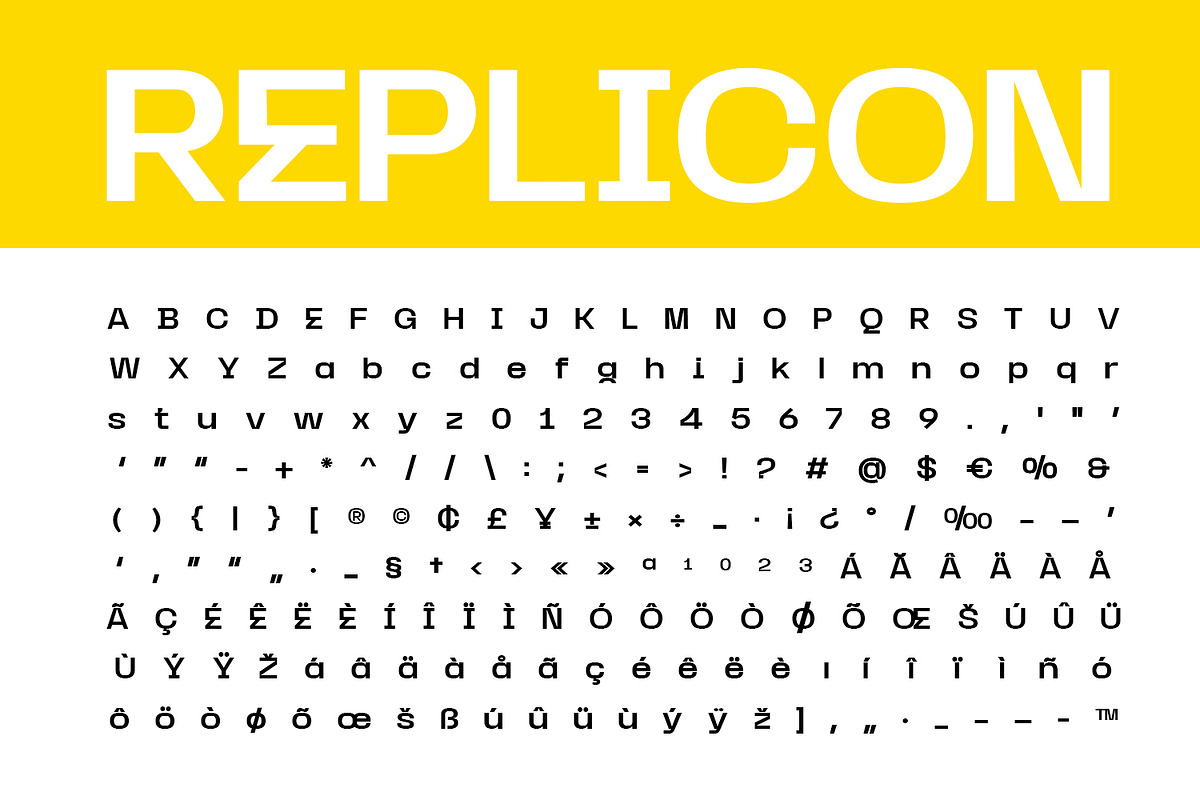 Replicon Typeface, a Sans Serif Font by Foxtype (Photo 10 of 10)