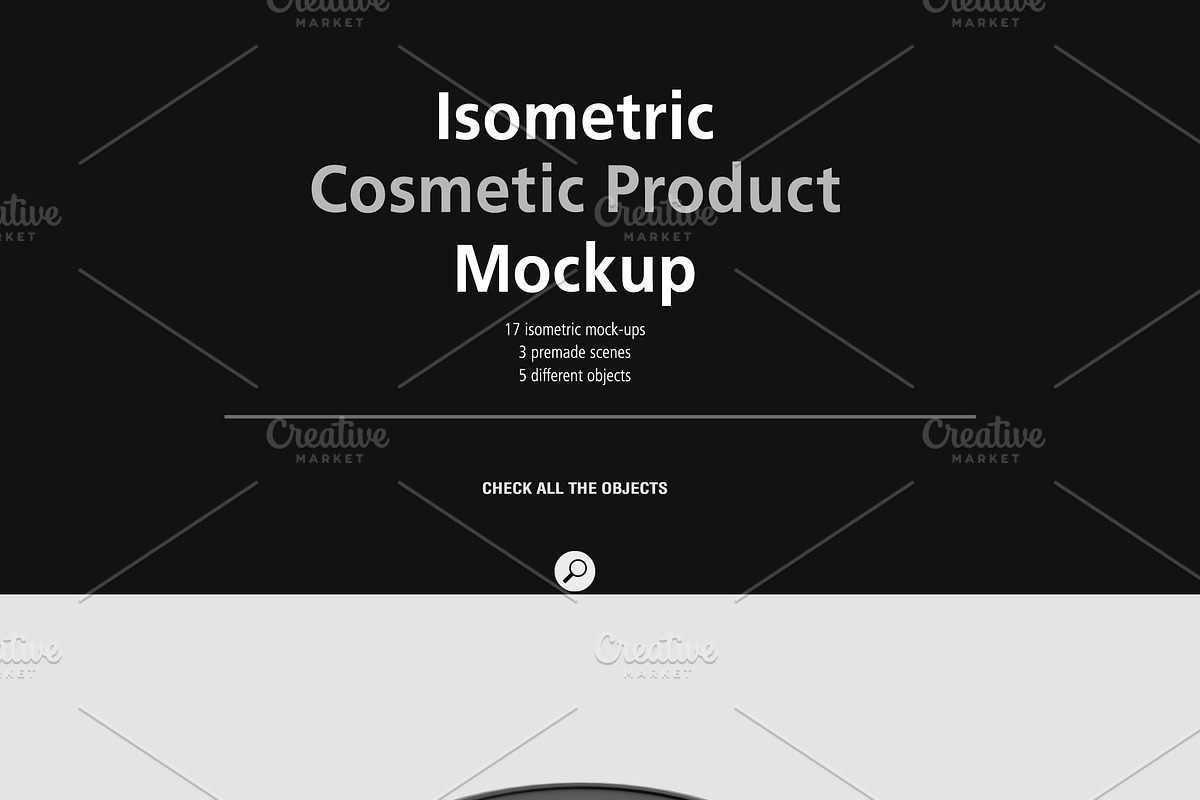 Isometric Cosmetic Product Mock-up, a Packaging Mockup by IsometricWorld (Photo 5 of 5)
