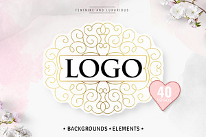 Logo. Backgrounds. Elements.