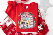Books Are My Happy Place PNG, Aesthe, an Illustration by Designking (Thumbnail 6 of 6)