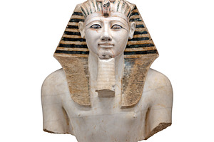 Statue of ancient Egytpiant pharaoh, an Architecture Photo by BOOCYS