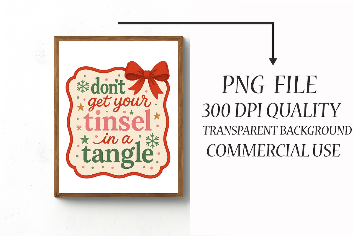 Funny Christmas Png, Christmas Sayin, an Illustration by Libby Wishes (Photo 2 of 6)