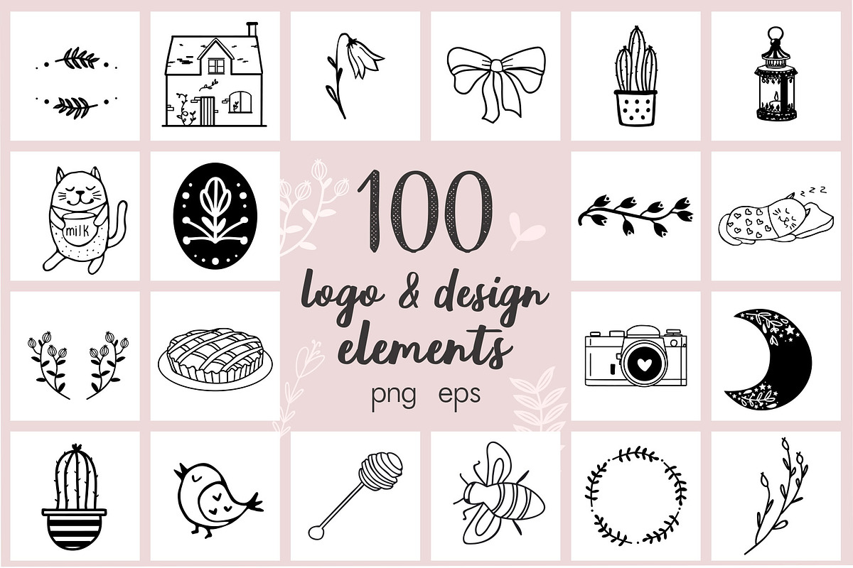 Graphic Bundle clipart & pattern, a Background Graphic by Cozy pattern shop (Photo 33 of 37)