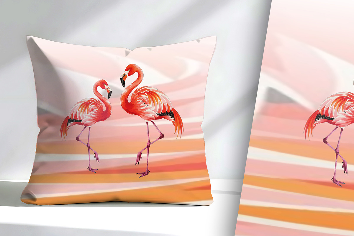 Flamingo Tango, an Animal Illustration by Sharon Schwalbe (Photo 3 of 7)